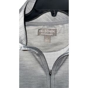 Falls Creek Performance Men’s Quarter Zip Gray NWT SIZE Large
